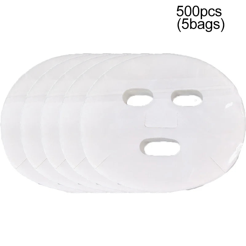 500/100pcs Disposable Facial Mask Sheets Ultra Thin Facial Tissue