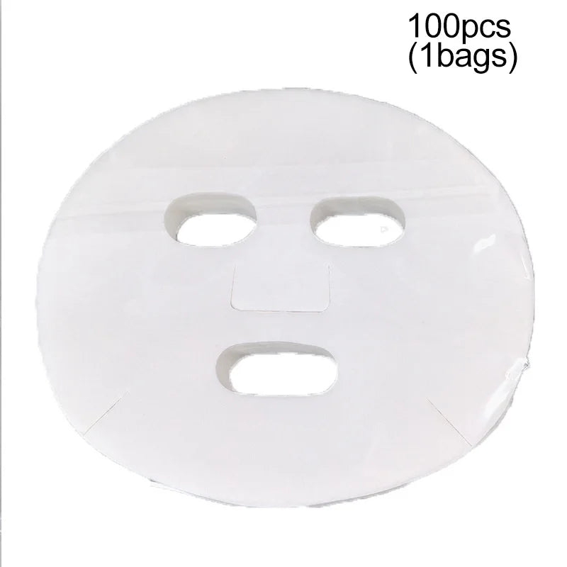 500/100pcs Disposable Facial Mask Sheets Ultra Thin Facial Tissue