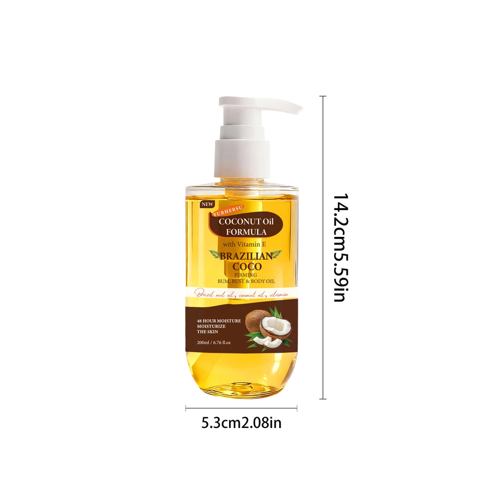 Organic Coconut Oil for Skin, Deep Moisturizing & Nourishing, Improves Elasticity.