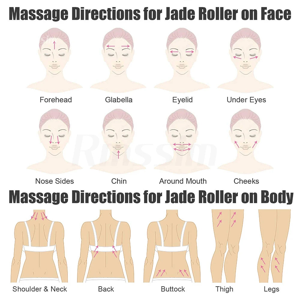 New Electric Vibrating Jade Roller Massager