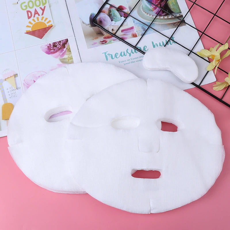 100pcs/lot Disposable Face Mask Sheet Paper