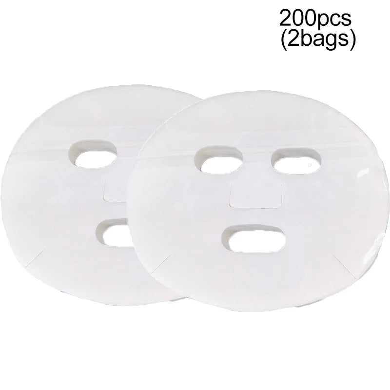 500/100pcs Disposable Facial Mask Sheets Ultra Thin Facial Tissue