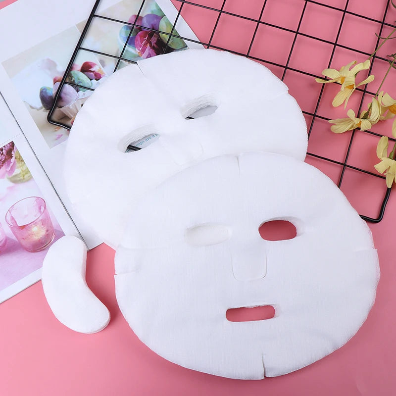 100pcs/lot Disposable Face Mask Sheet Paper