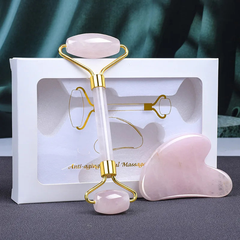 Natural Jade Roller Face, Eye Care Spa Massage Tools