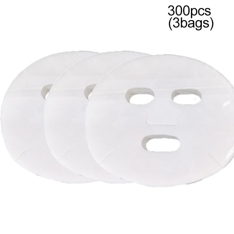 500/100pcs Disposable Facial Mask Sheets Ultra Thin Facial Tissue