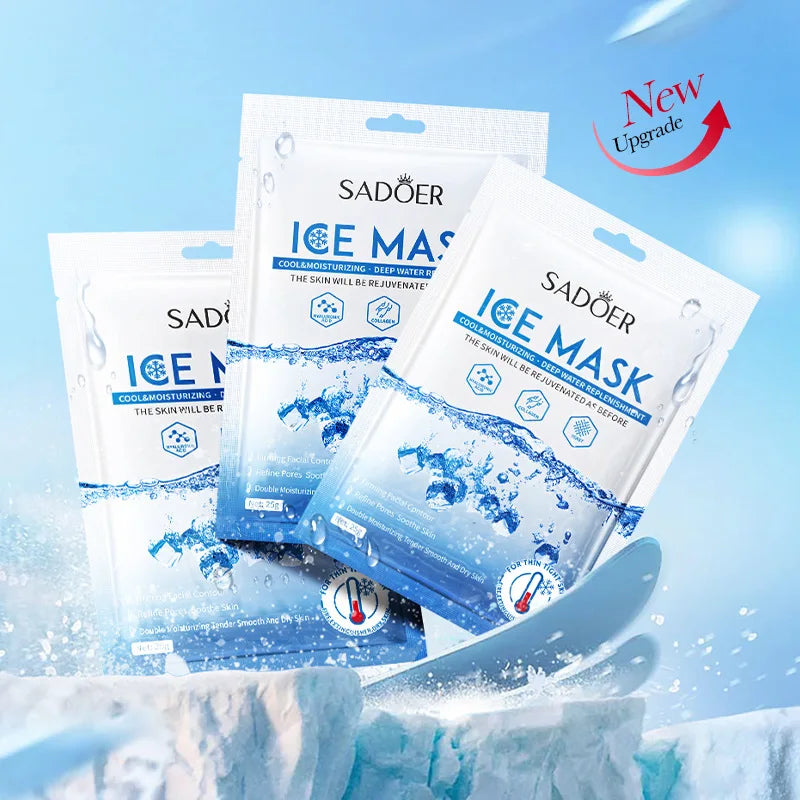 5pcs SADOER Ice Masks for Face Deep Hydrating Moisturizing