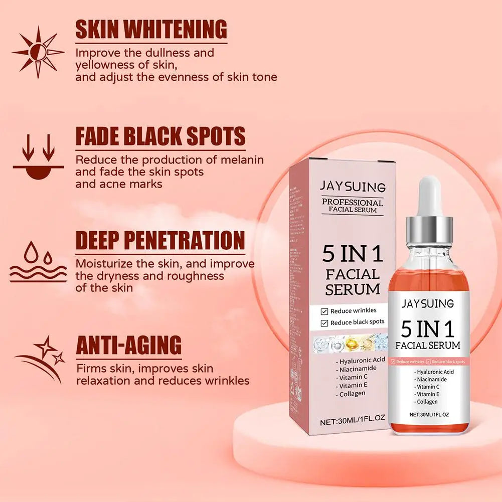 5 In 1 Fade fine lines Firming Face Serum Skin Care