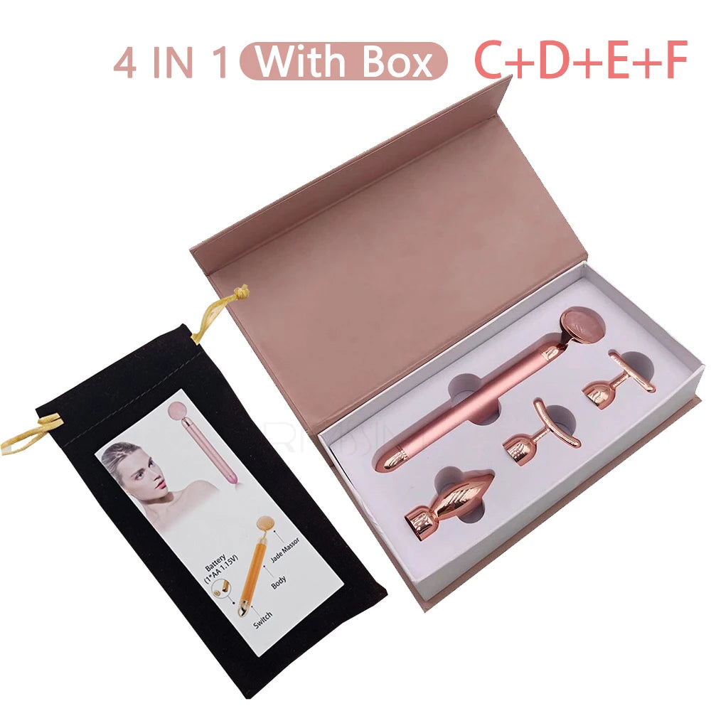 New Electric Vibrating Jade Roller Massager