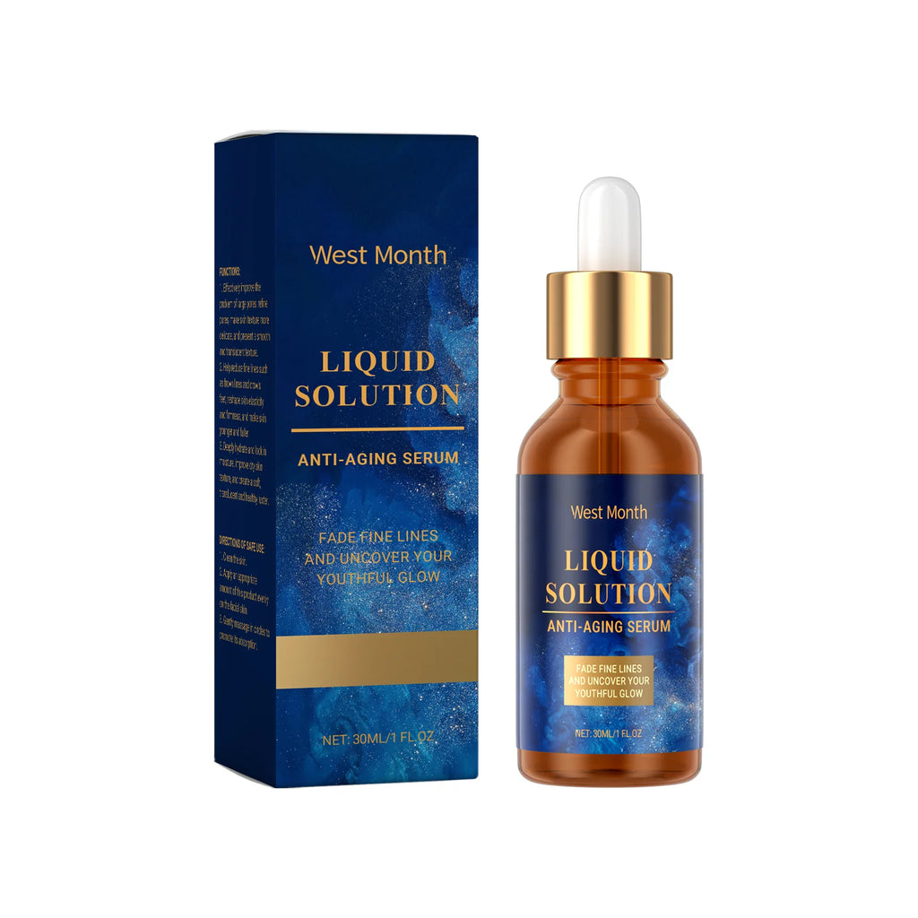 Firming Facial Serum, smooths pores, hydrates.
