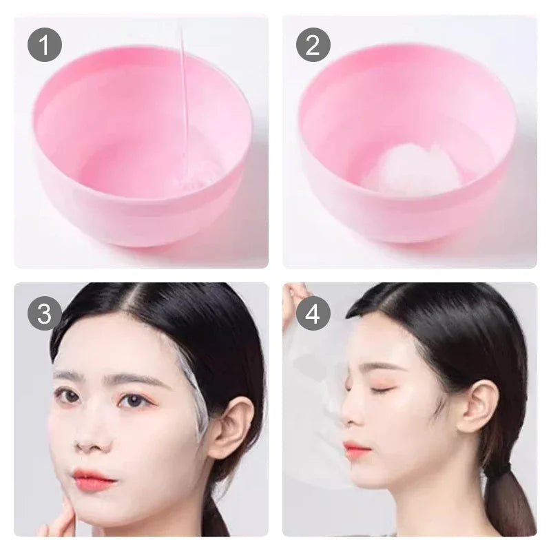 500/100pcs Disposable Facial Mask Sheets Ultra Thin Facial Tissue